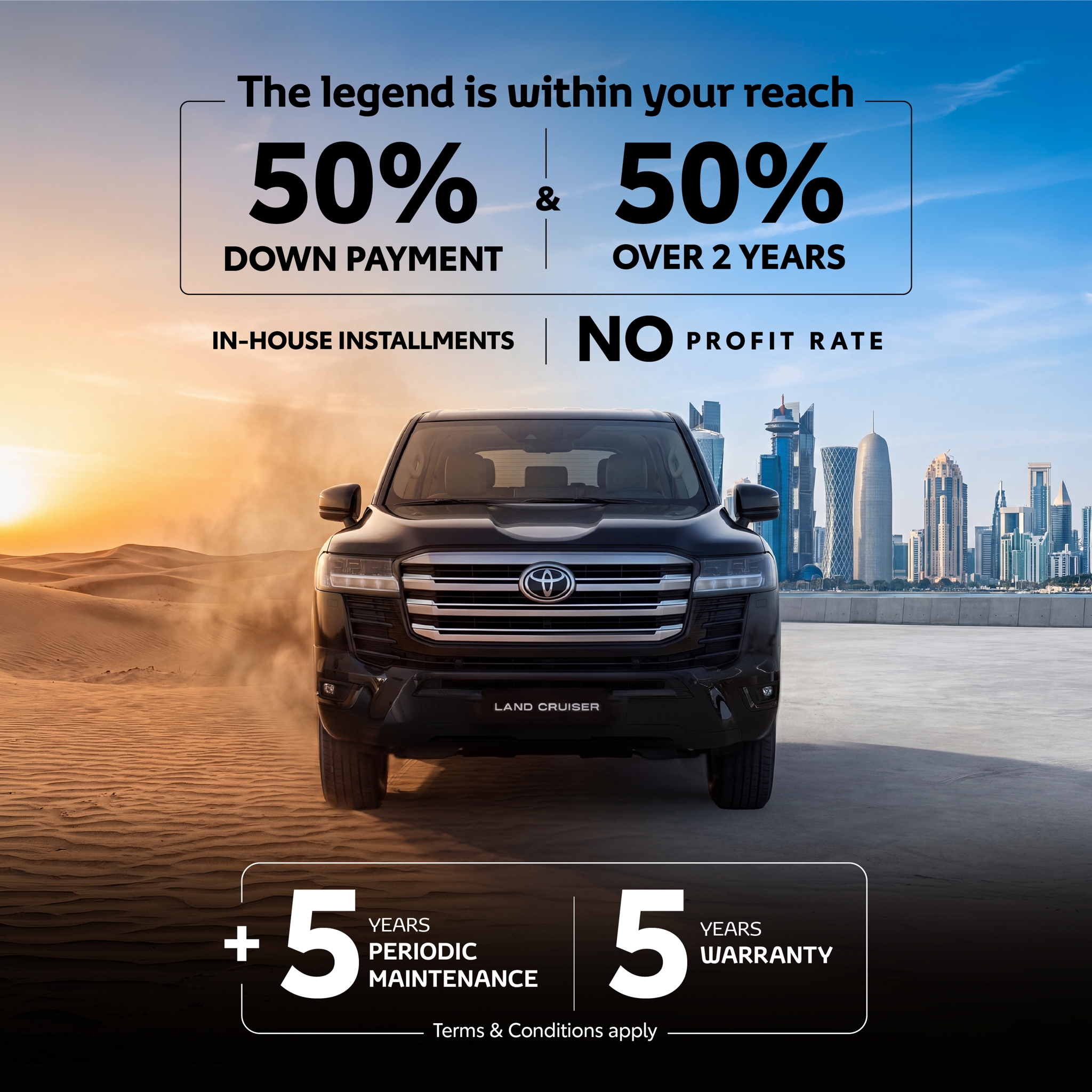 Land Cruiser 50/50 - The legend is within your reach